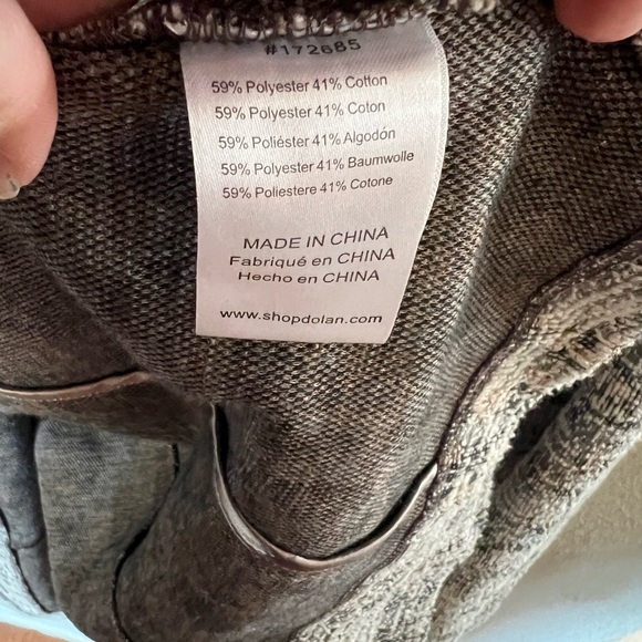 Anthropologie Dolan Abstract Leopard Print Longline Tweed Blazer Light Jacket - Picture 13 of 13